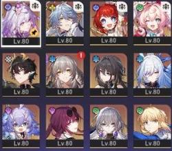 星5キャラ19種・光円錐5種/崩壊：スターレイル用アカウント販売