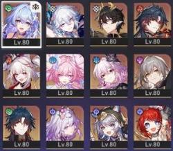 星5キャラ23種・光円錐16種/崩壊：スターレイル用アカウント販売